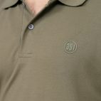 391 Olive Color Polo T Shirt Plain Half Sleeves Side close