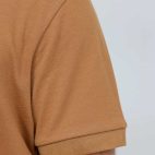 391 Rust Color Polo T Shirt Plain Half Sleeves Side Close