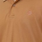 391 Rust Color Polo T Shirt Plain Half SleevesFront Close